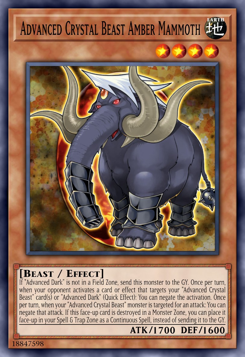 Advanced Crystal Beast Amber Mammoth