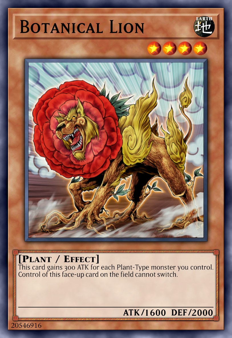 Botanical Lion