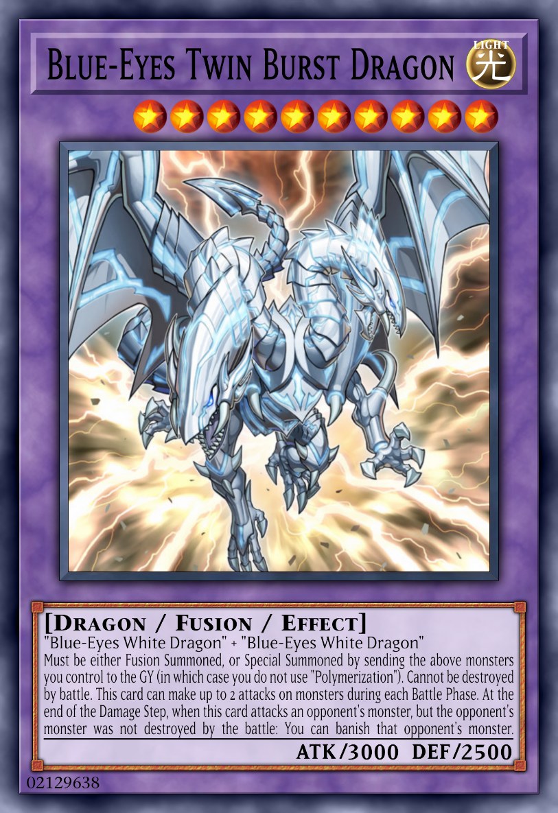 Blue-Eyes Twin Burst Dragon