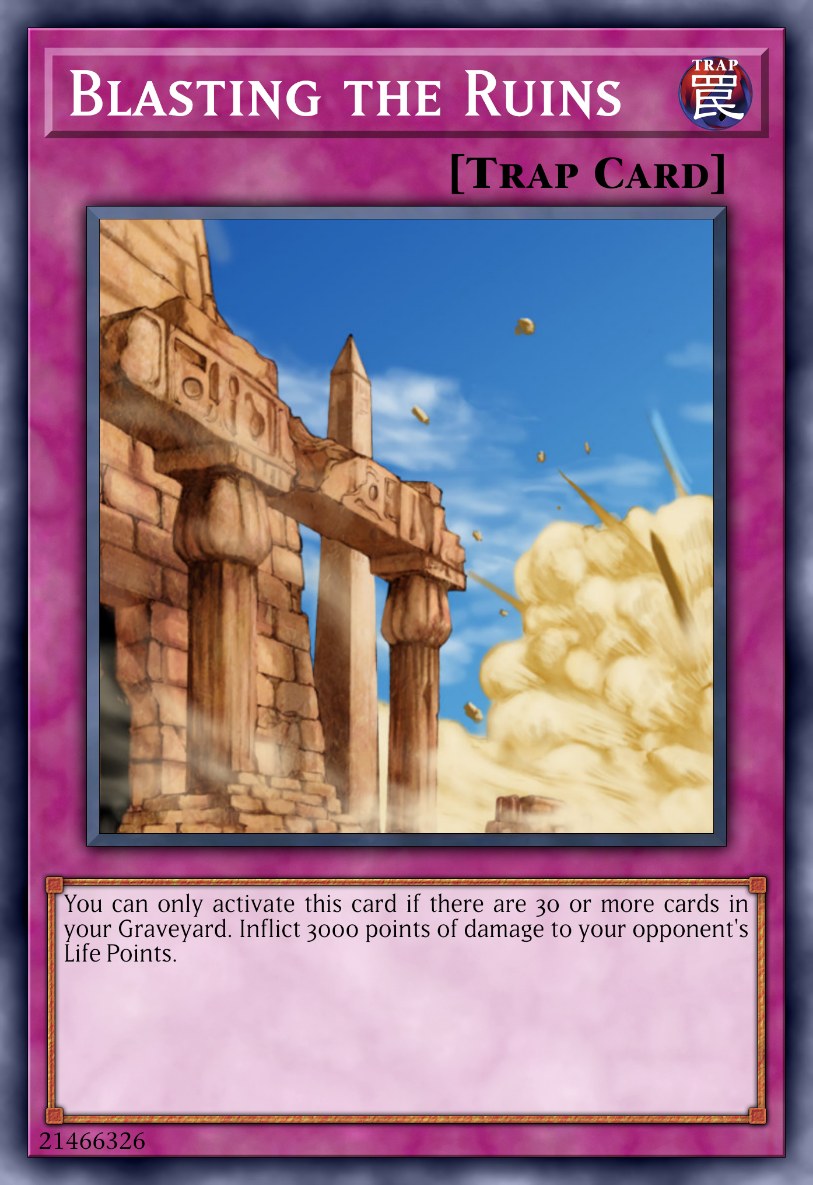 Blasting the Ruins