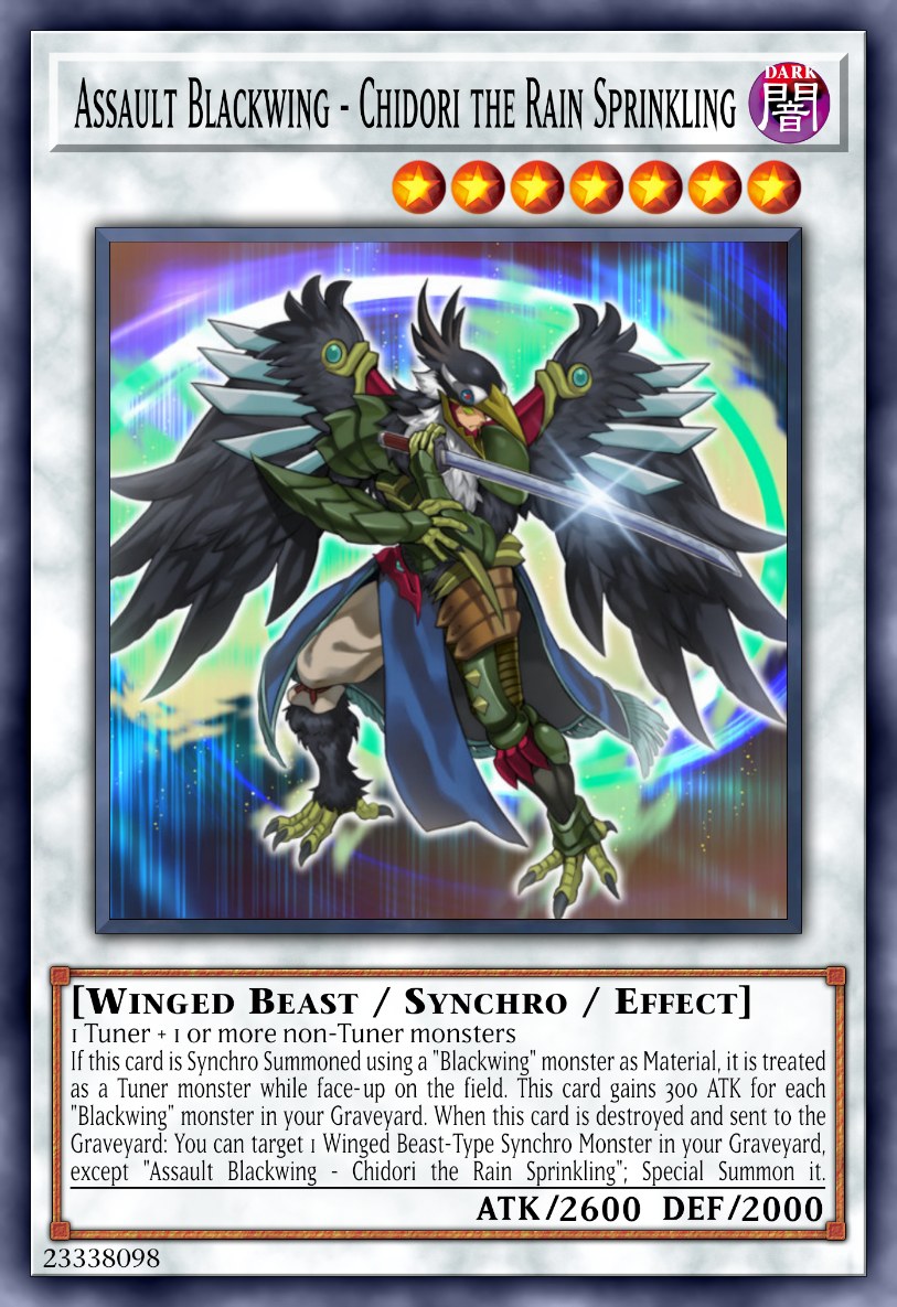 Assault Blackwing - Chidori the Rain Sprinkling