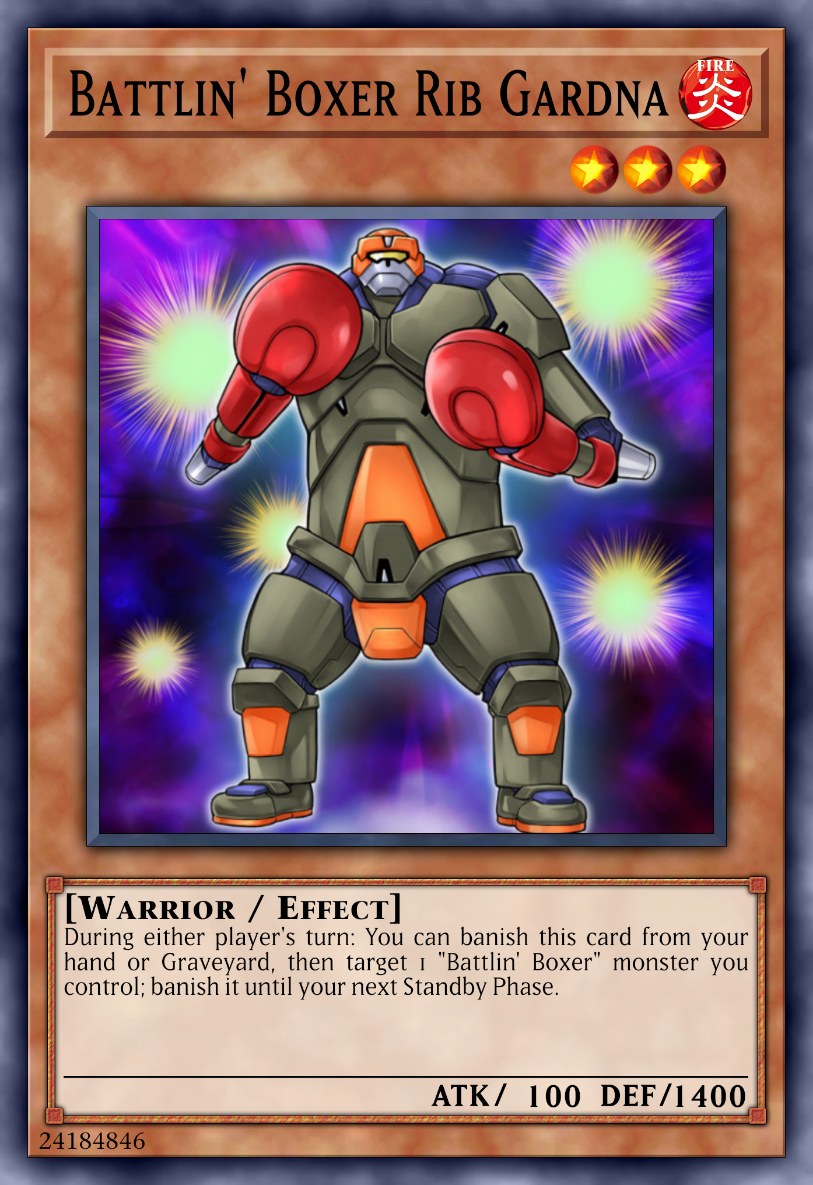 Battlin' Boxer Rib Gardna