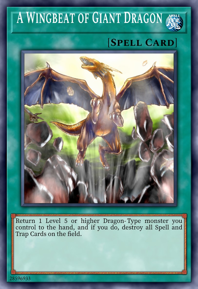 A Wingbeat of Giant Dragon