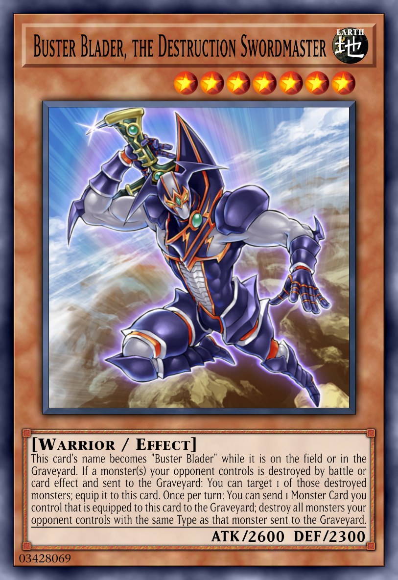 Buster Blader, the Destruction Swordmaster