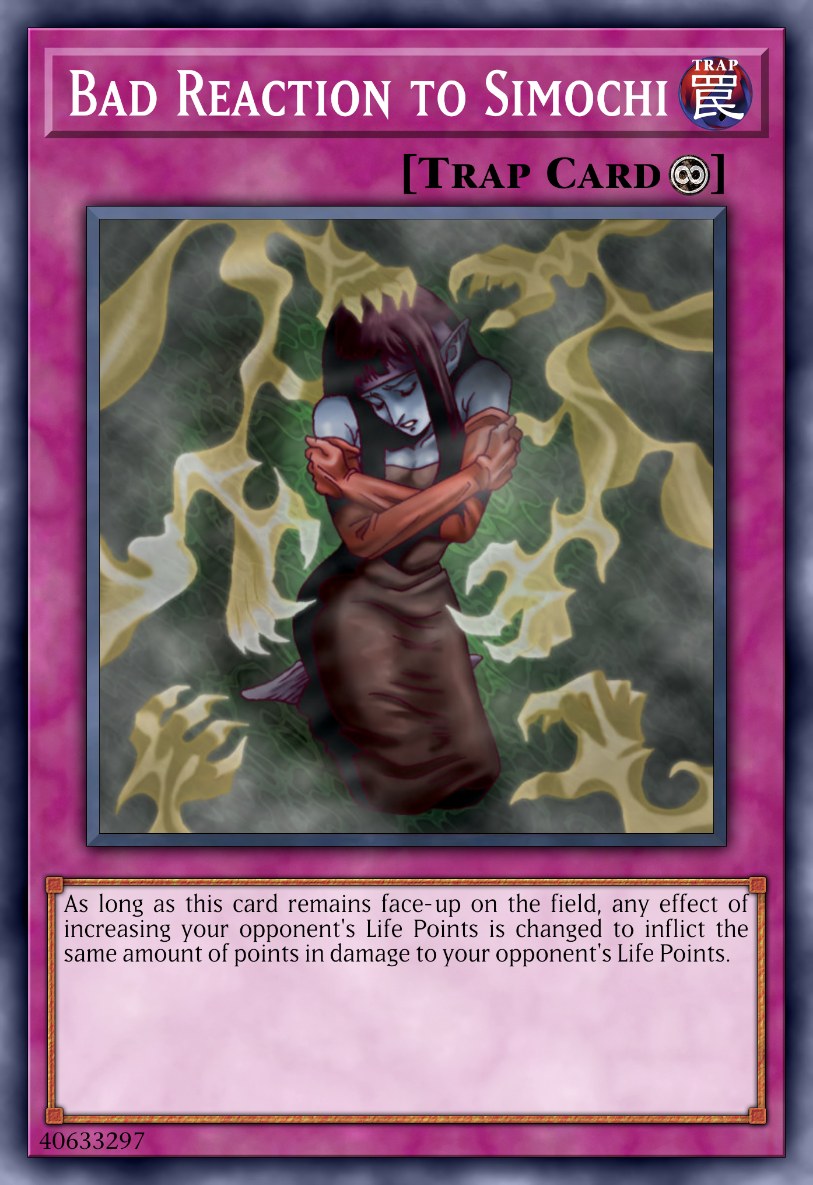 Bad Reaction to Simochi