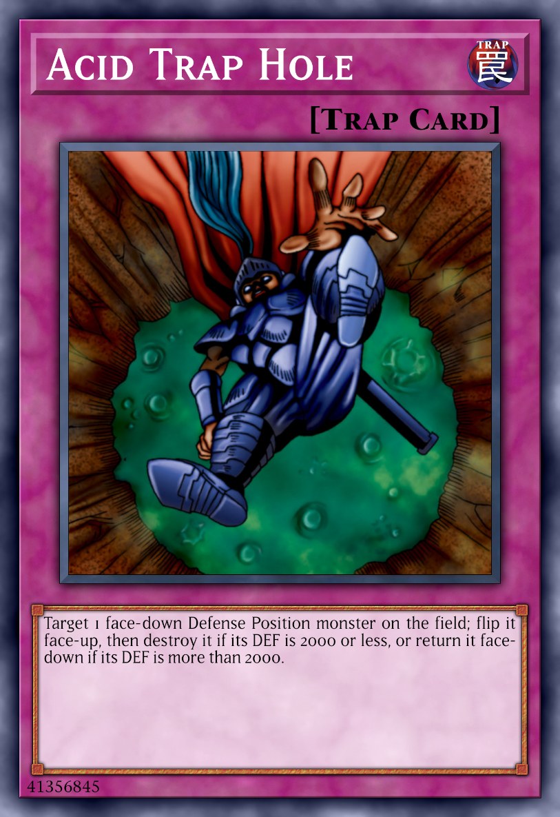 Acid Trap Hole