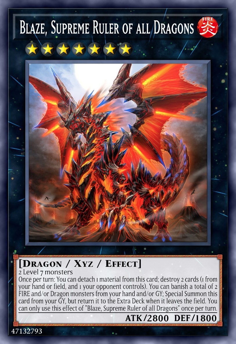Blaze, Supreme Ruler of all Dragons