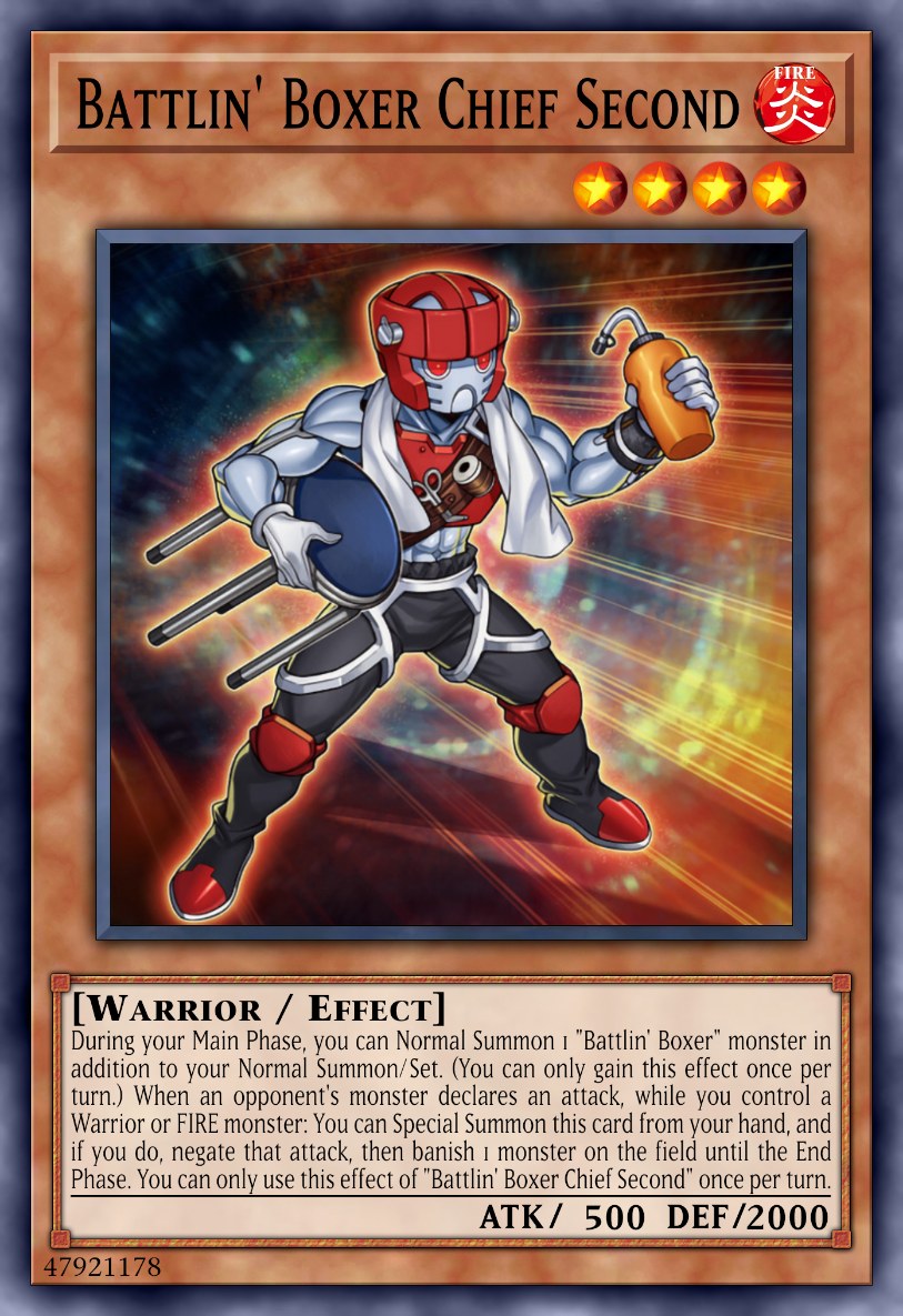 Battlin' Boxer Chief Second