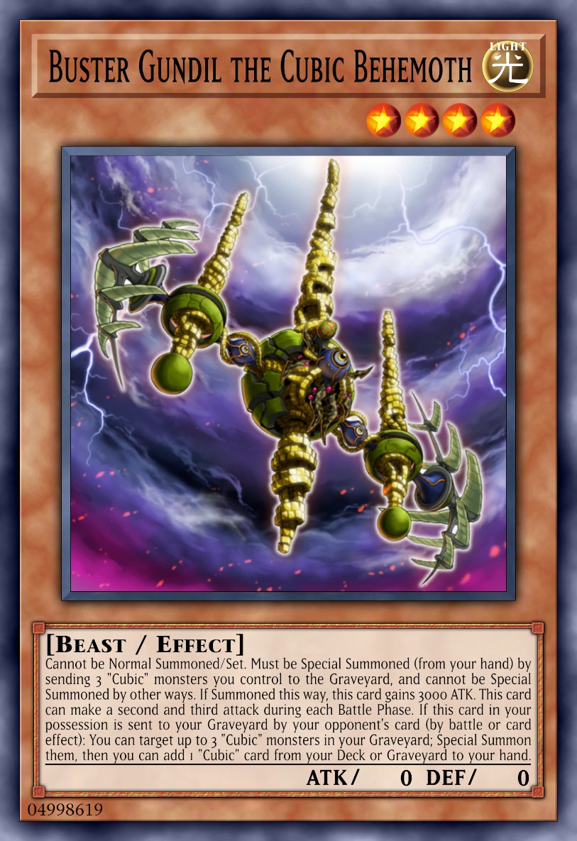 Buster Gundil the Cubic Behemoth