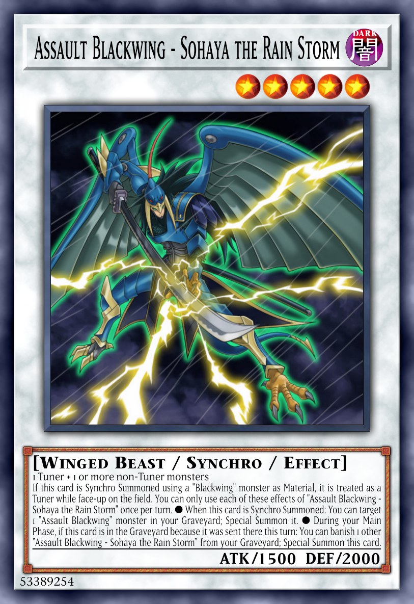 Assault Blackwing - Sohaya the Rain Storm