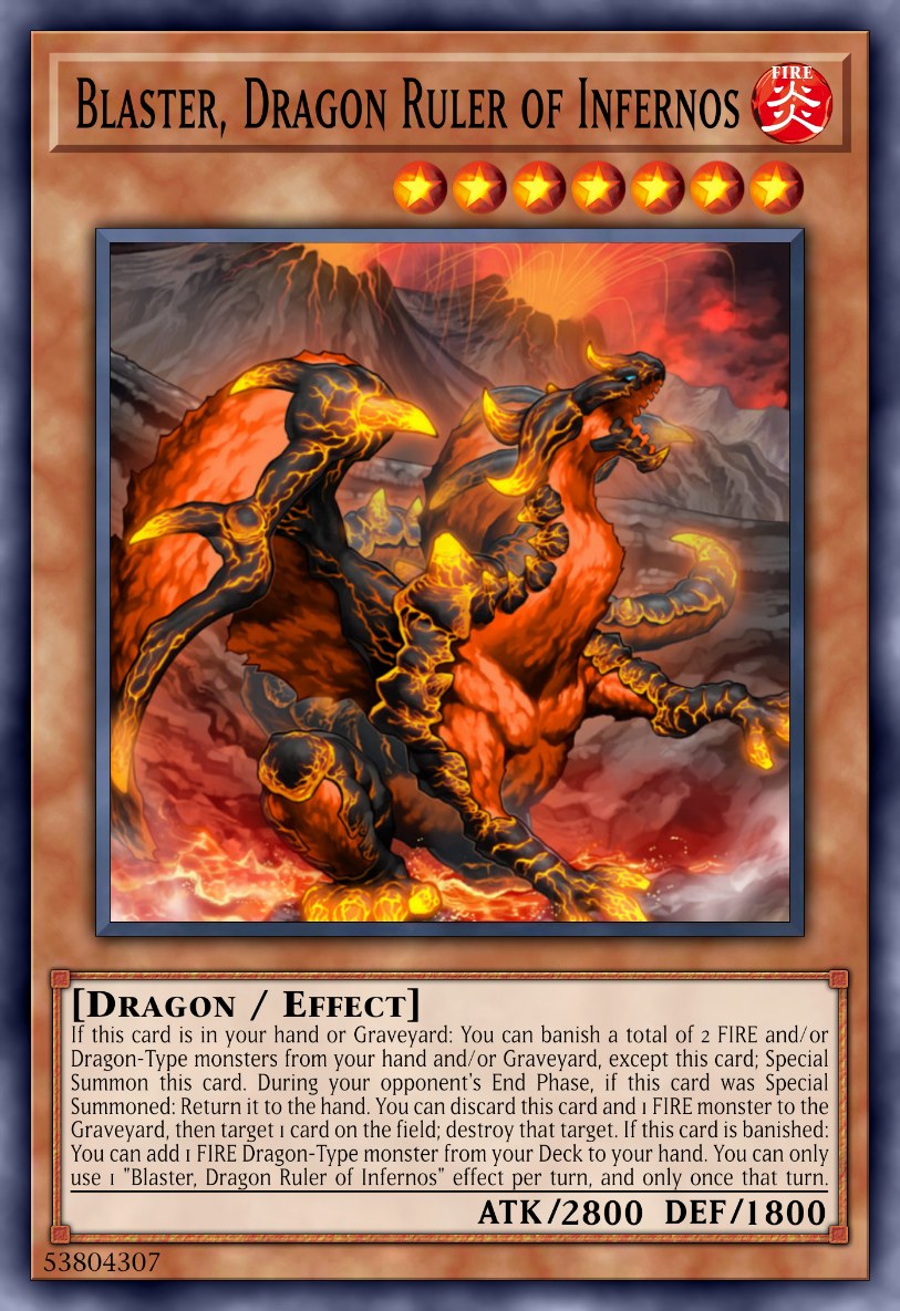 Blaster, Dragon Ruler of Infernos