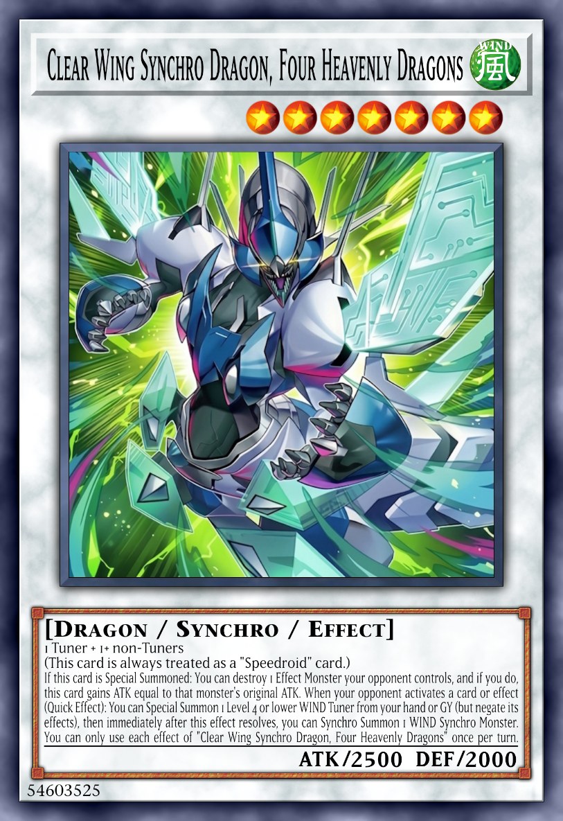 Clear Wing Synchro Dragon, Four Heavenly Dragons