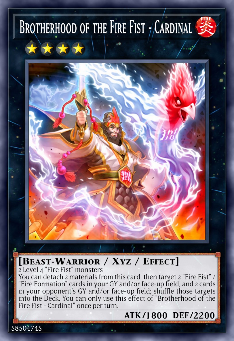 Brotherhood of the Fire Fist - Cardinal