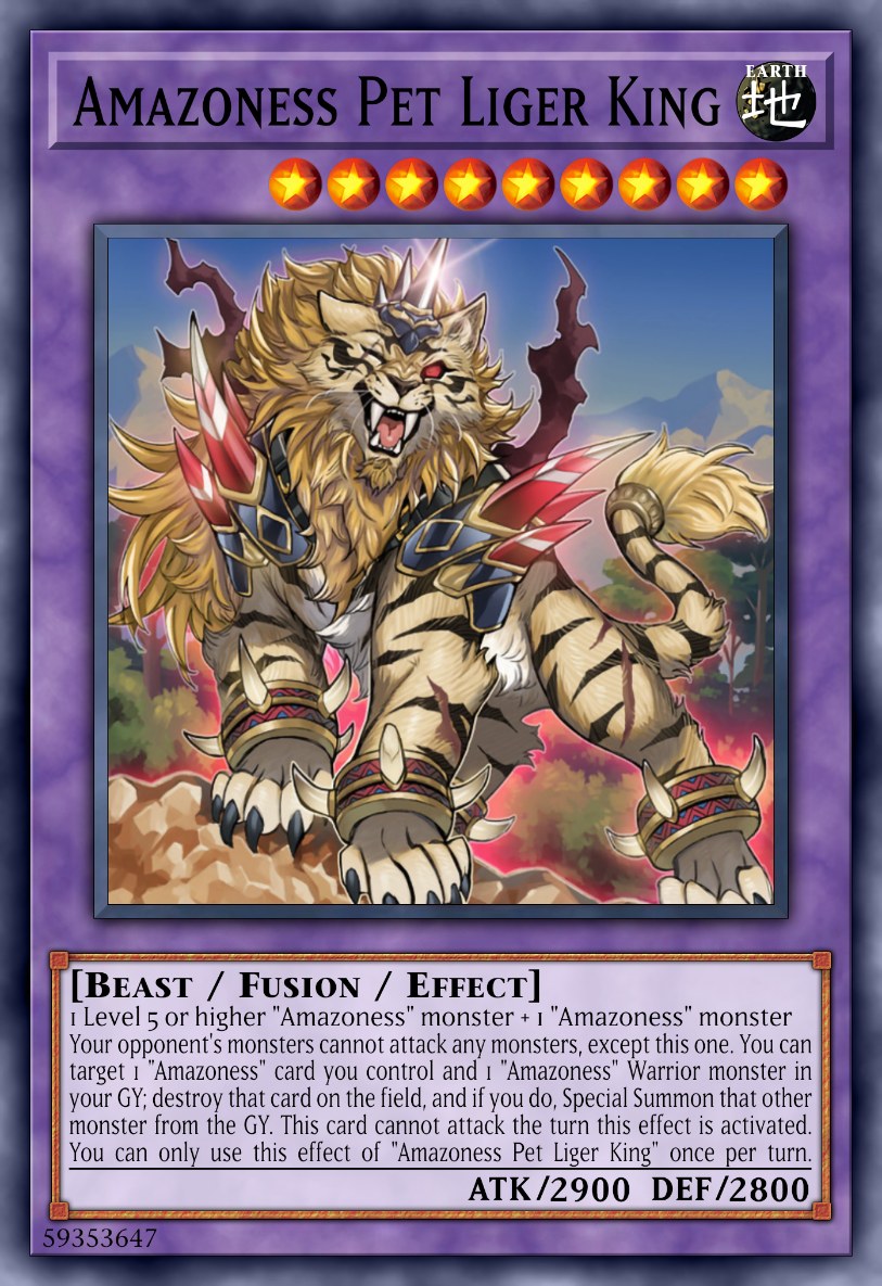 Amazoness Pet Liger King