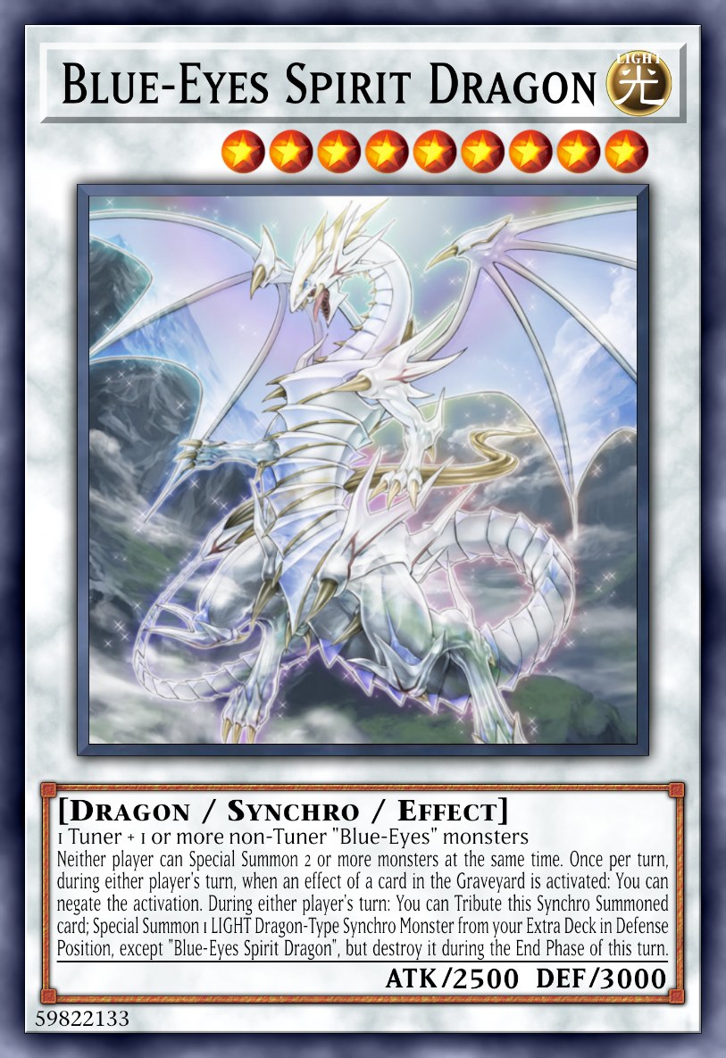 Blue-Eyes Spirit Dragon