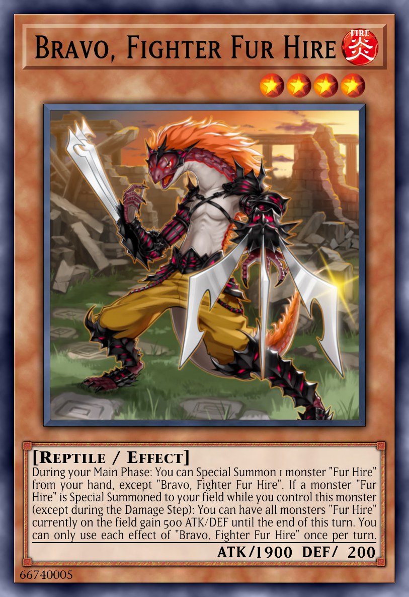 Bravo, Fighter Fur Hire