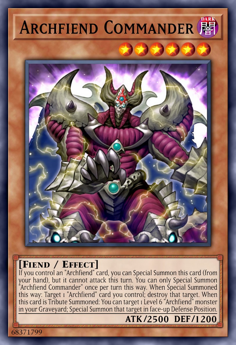 Archfiend Commander