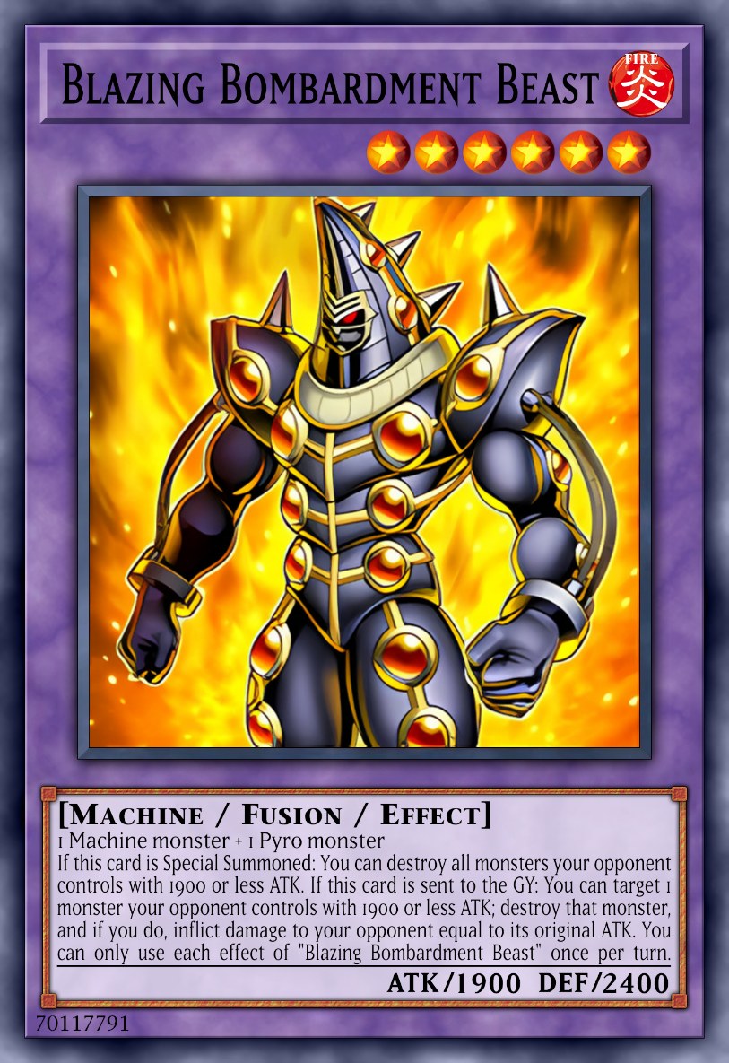Blazing Bombardment Beast