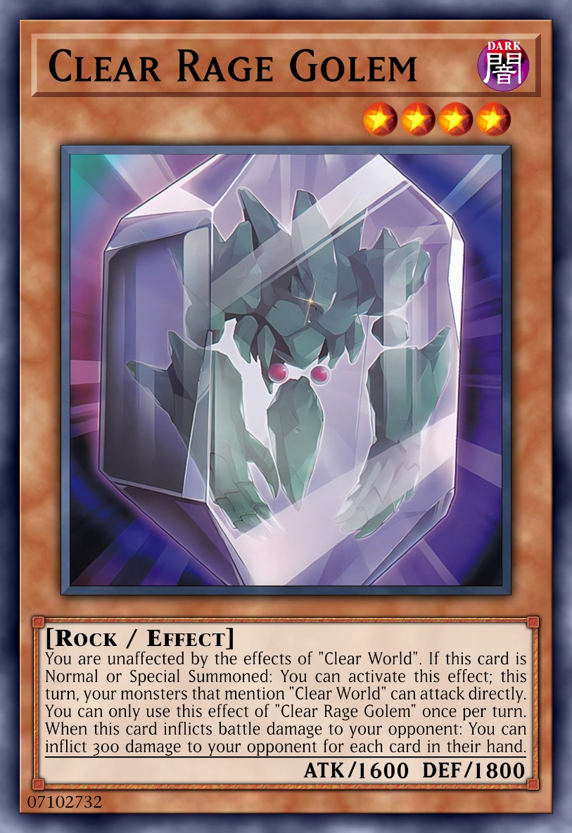 Clear Rage Golem