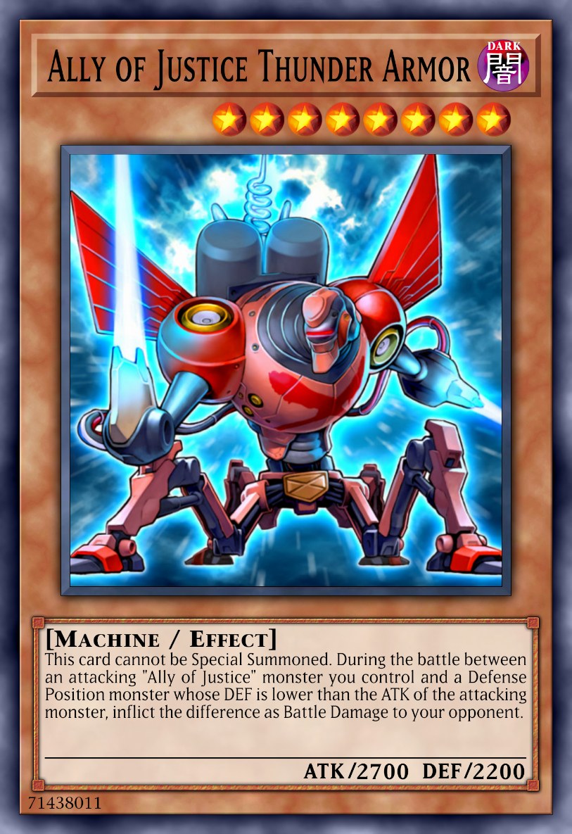 Ally of Justice Thunder Armor