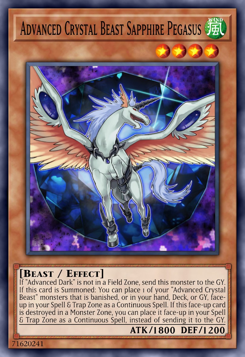 Advanced Crystal Beast Sapphire Pegasus
