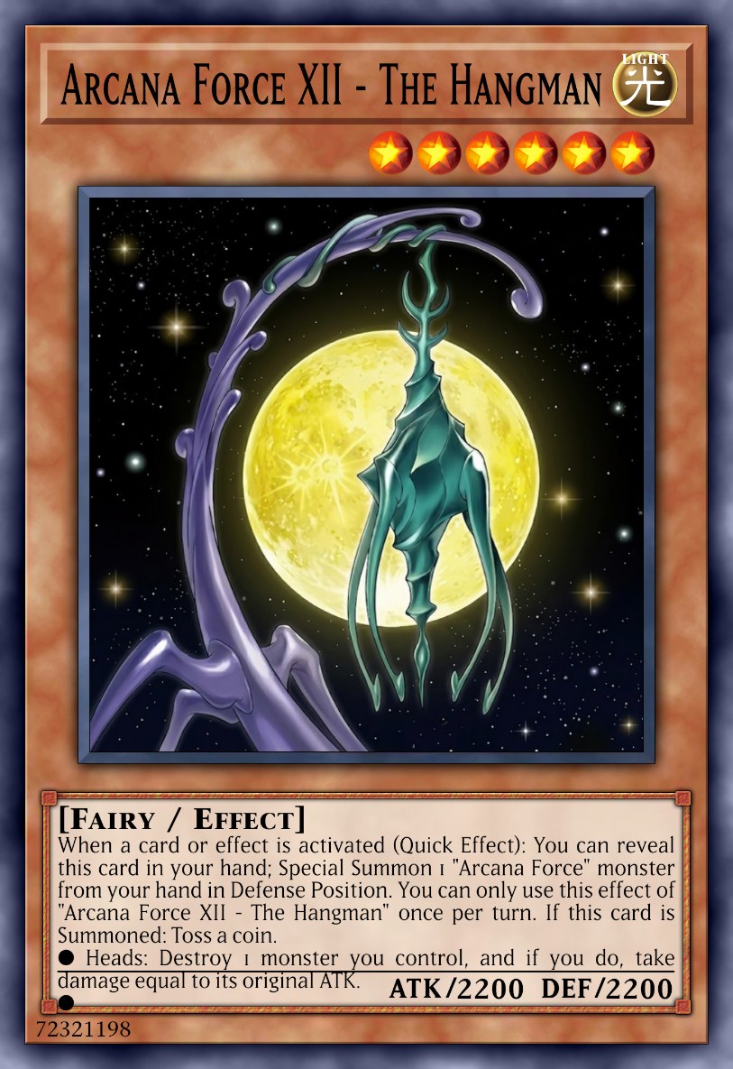 Arcana Force XII - The Hangman
