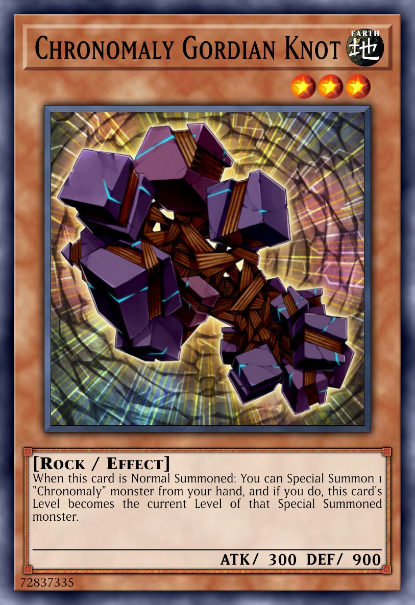 Chronomaly Gordian Knot