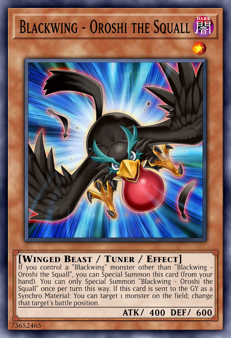Blackwing - Oroshi the Squall