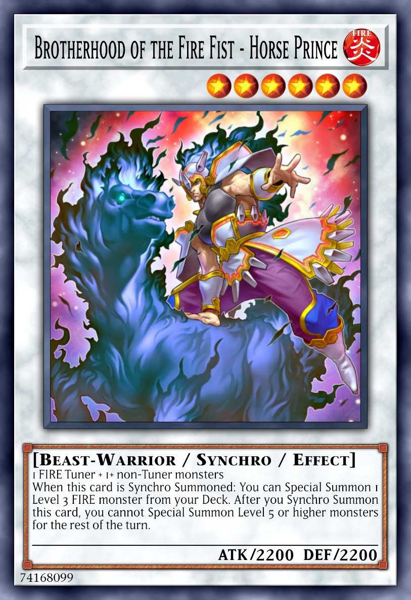 Brotherhood of the Fire Fist - Horse Prince