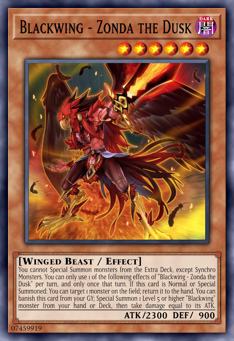Blackwing - Zonda the Dusk