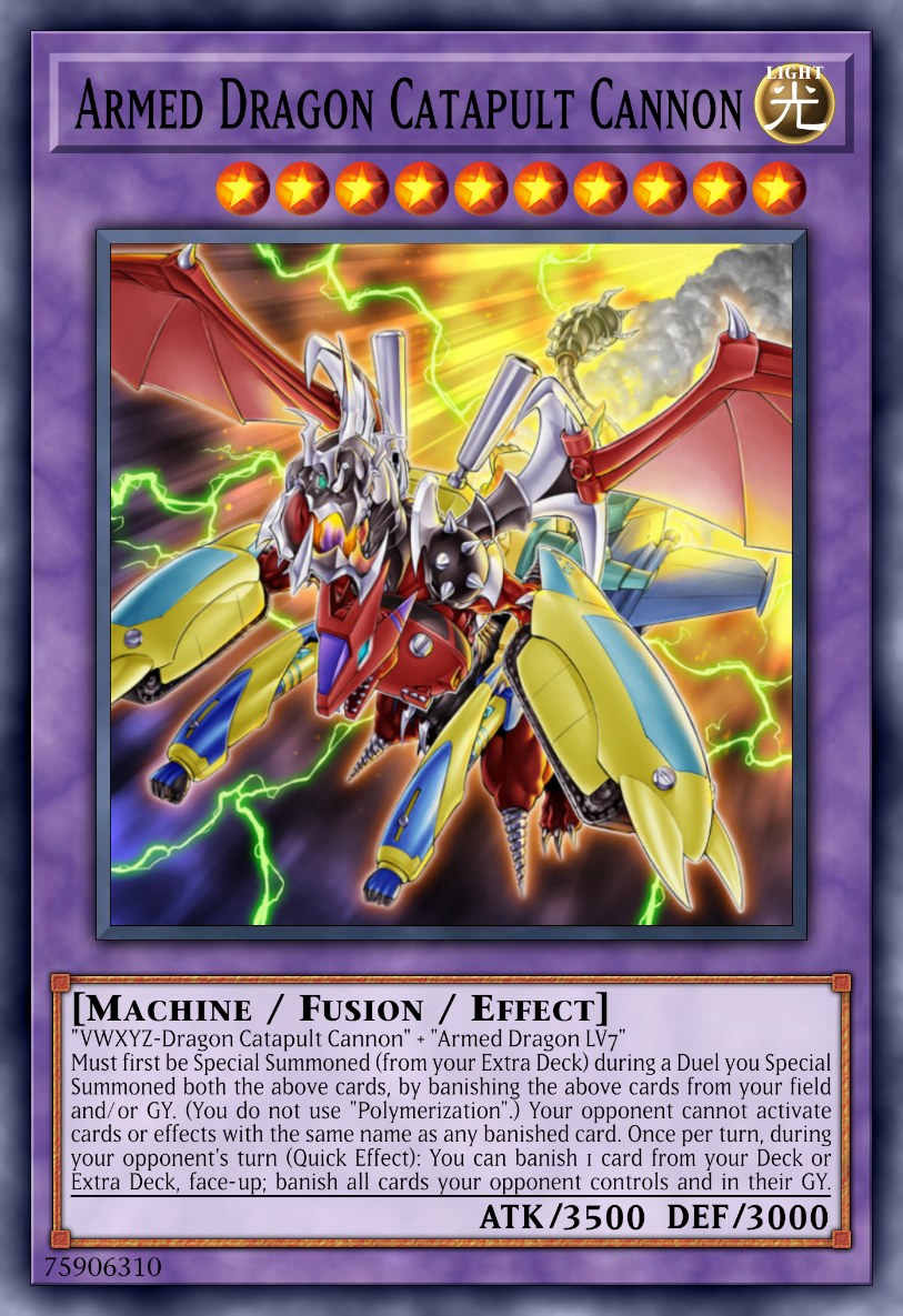 Armed Dragon Catapult Cannon