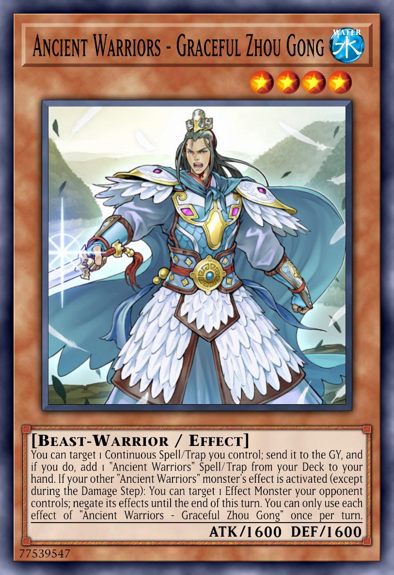 Ancient Warriors - Graceful Zhou Gong