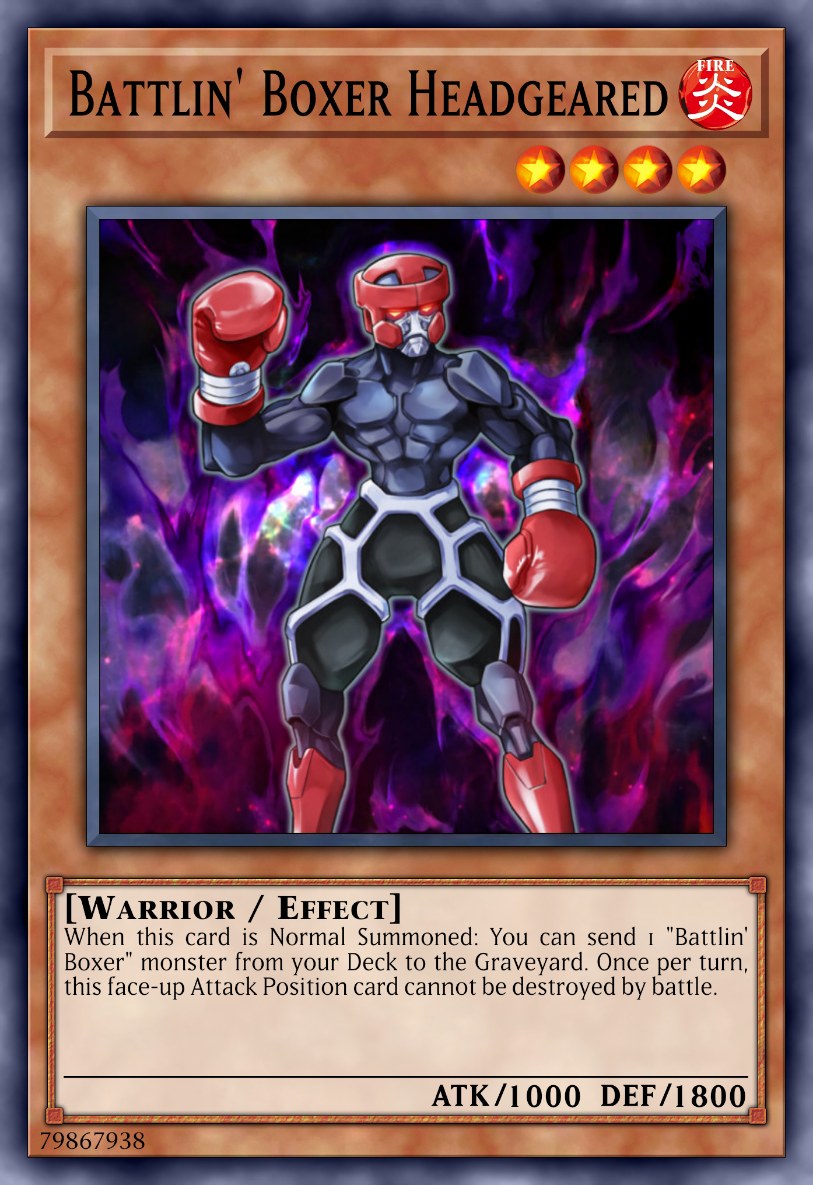 Battlin' Boxer Headgeared