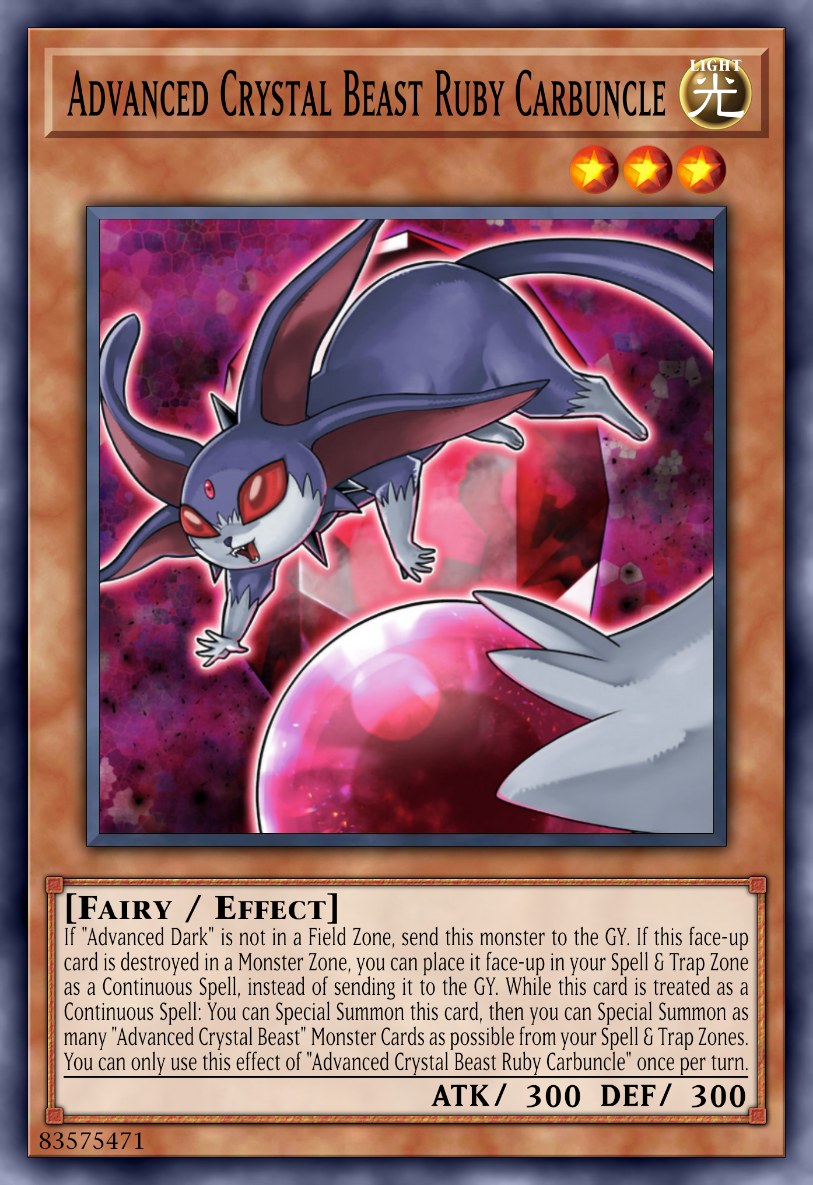 Advanced Crystal Beast Ruby Carbuncle