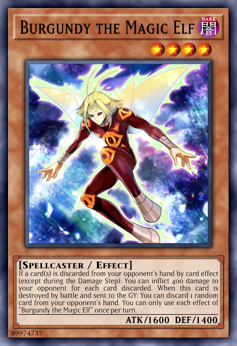 Burgundy the Magic Elf