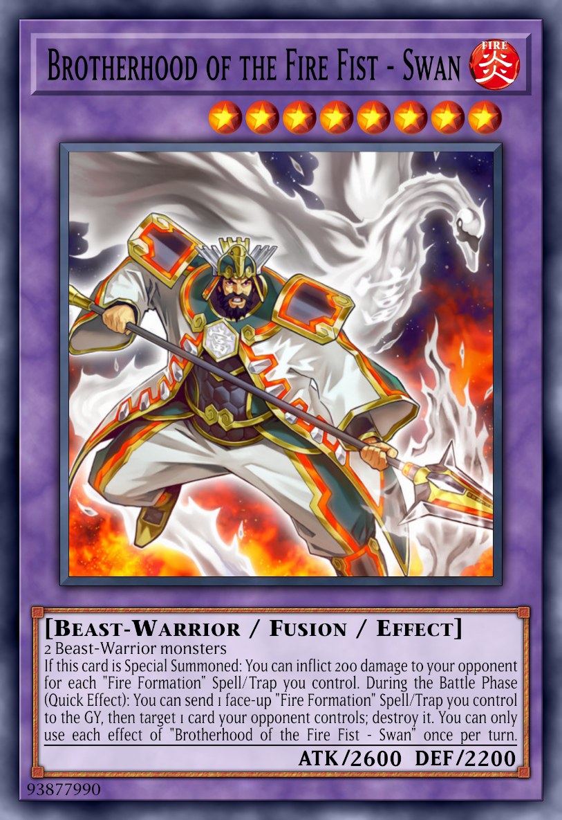 Brotherhood of the Fire Fist - Swan