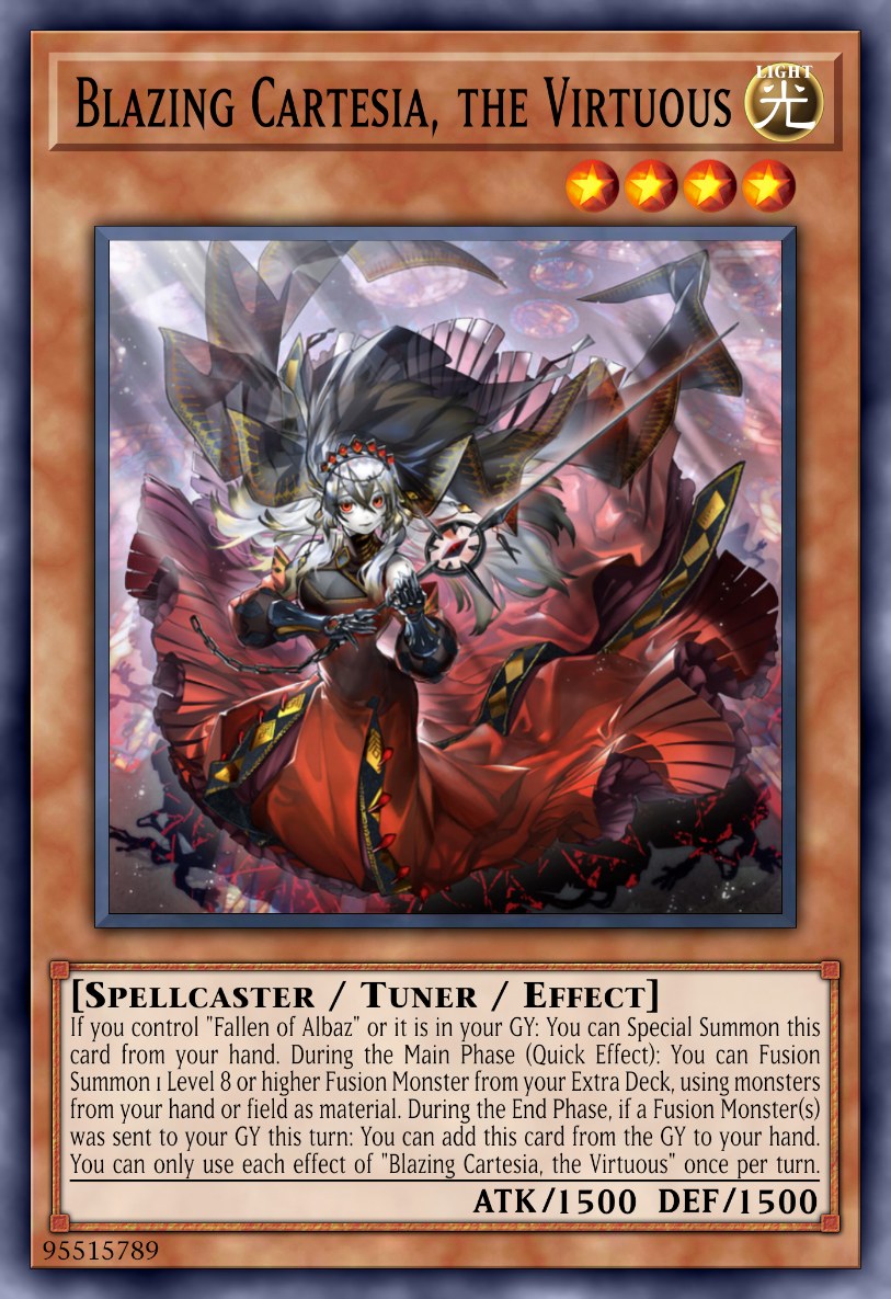 Blazing Cartesia, the Virtuous