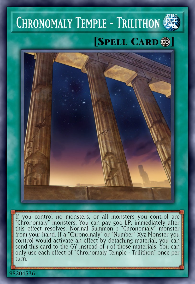 Chronomaly Temple - Trilithon