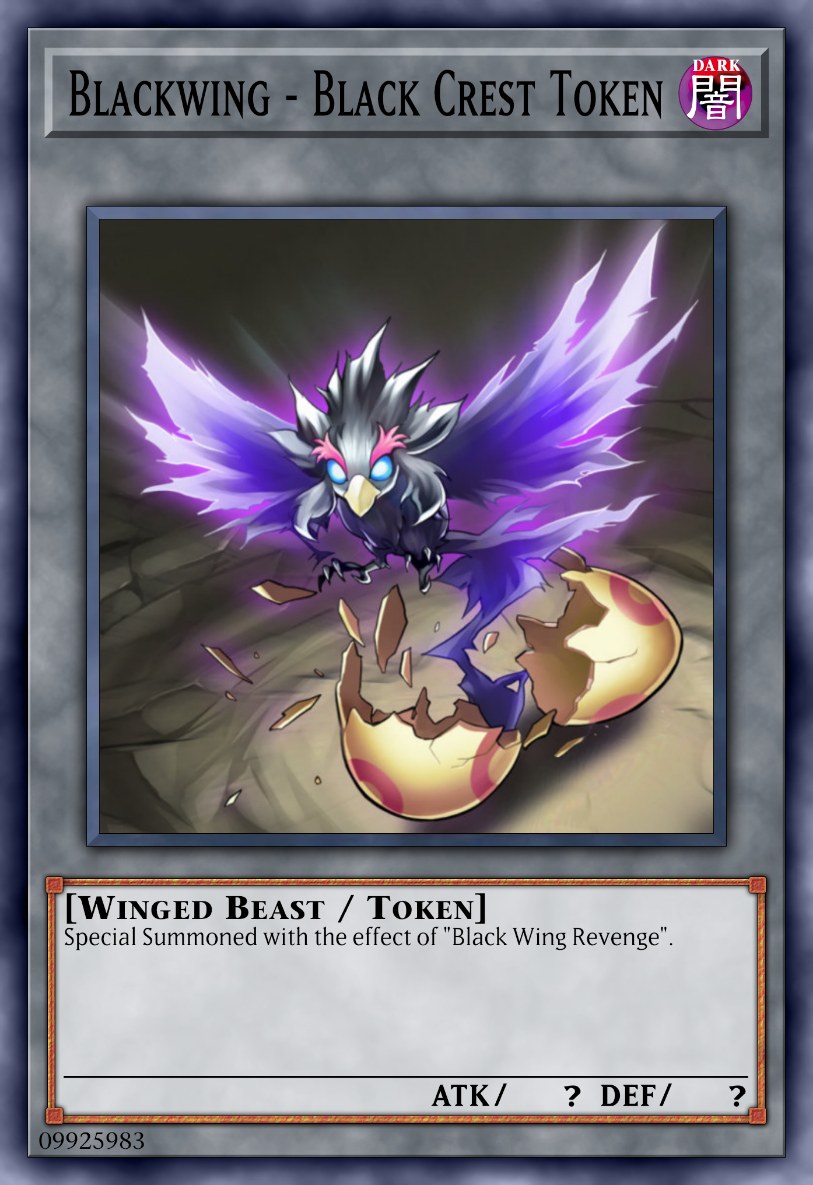 Blackwing - Black Crest Token