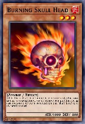 Burning Skull Head