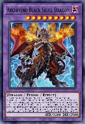 Archfiend Black Skull Dragon